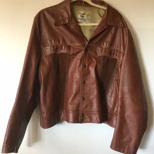 SOLDVintage Fly Leather and Suede Jacket